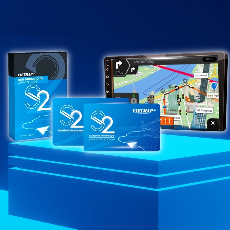 Phần mềm dẫn đường ô tô chuyên dụng VIETMAP S2 1 Phần mềm dẫn đường ô tô chuyên dụng VIETMAP S2